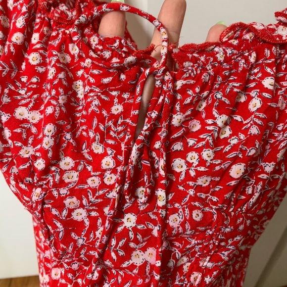 Red patterned princess Polly summer dress - Picture 9 of 9